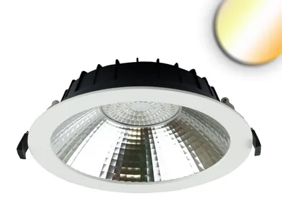 Produktbild von ISOLED LED Downlight Reflektor 12W, 60°, 150lm/W, UGR19, Colorswitch 3000/4000/6000K, dimmbar