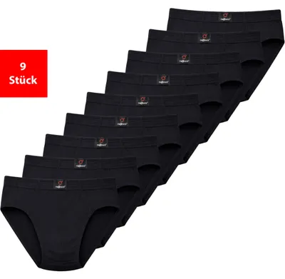 Produktbild von Slip Herren Slips Schwarze Unterhosen 3er 6er 9er Pack 100% Baumwolle - 3XL 9er Pack