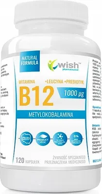 Produktbild von WISH Vitamin B 120 Kapseln B12 + VEGE Probiotikum