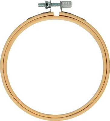Immagine prodotto di 3 anelli da ricamo in legno - 10 cm