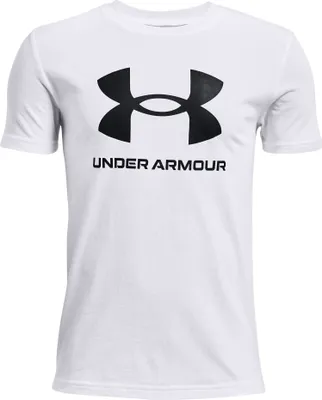 Produktbild von Under Armour Ua Sportstyle Logo T-Shirt SS-Weiß 1363282-100__YXS