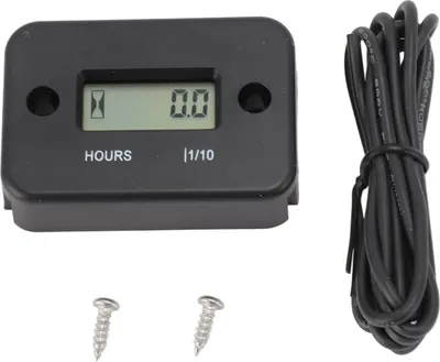 Produktbild von Digitaler Betriebsstundenzähler mit hoher Genauigkeit, LCD-Anzeige, Mini-Wasserdichter Motorstundenzähler, Drehzahlmesser