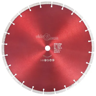 Image de Vidaxl Diamond Saw Blatt 350 mm Stahl