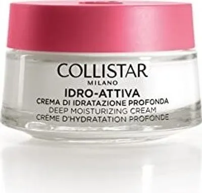 Produktbild von Collistar Deep Moisturizing Cream, Frauen, 50 ml, Creme, Jeder Hauttyp, Feuchtigkeitsspendend, Nährend, Aufpolsterung, Beruhigend, 72 h