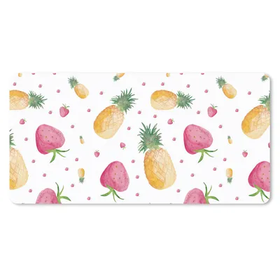 Produktbild von MuchoWow® Mauspad Mousepad Obst - Aquarell - Schablonen 60x30 cm - Mousepads - Maus Mat - Pad - Mausunterlage - Nachhaltig