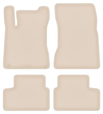 Produktbild von DURBAN Beige Velours-Fußmatten-Set für Mercedes CLA II C118 Limousine (2019-)