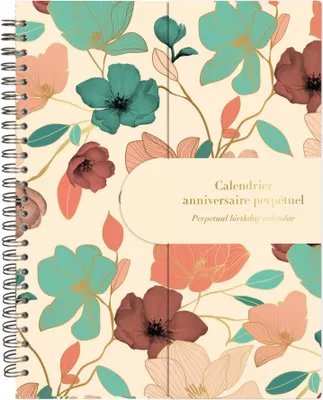 Produktbild von Clairefontaine 5x Geburtstagskalender 23x17 cm, 50 bedruckte Seiten 116256C