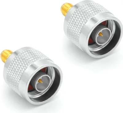 Zdjęcie produktu dla N męski - SMA żeński adapter złącze koncentryczne kabel koncentryczny RF 2-pak od RANGEFUL