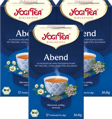 Produktbild von 3 x  YOGI TEA Abend | 3 x 30,6g