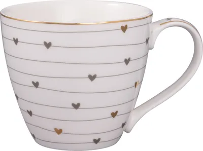Produktbild von Greengate Grace Tasse grey 0,3l