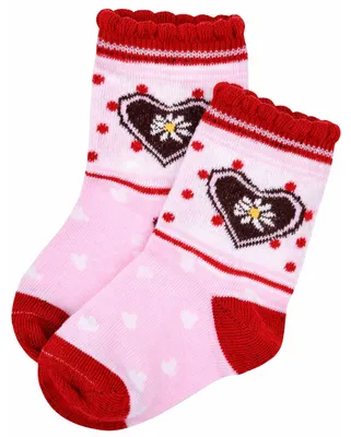 Produktbild von BONDI Baby Kniestrümpfe "Herz" 86860 | Rose - Socken Größe: 74/80