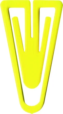Produktbild von Büroklammern Plastiklips 60mm VE=10x100 Stück gelb