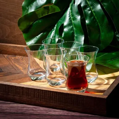 Produktbild von Pasabahce Aida 6er Set Teegläser 160 ml aus hitzebeständigem Glas