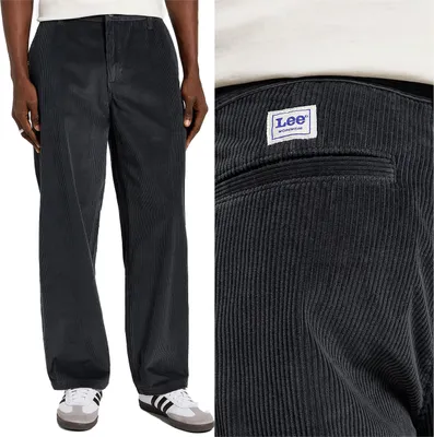 Immagine prodotto di LEE, Herren Jeanshosen, Loose fit, LOOSE WORKWEAR CHINO, W33 L34, Grau, Jeans, baggyjeans, buggy