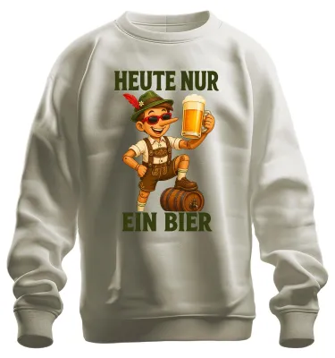 Productafbeelding van Vandaag: Alleen een biertje. Pinocchio. Lederhosen. . Dirndl. Sweater. Trui. Natuur. L