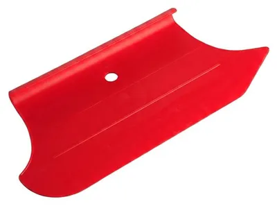 Produktbild von Tapetenandrückspachtel Rot 280mm für blasenfreies Tapezieren & glatte Wände - 1 Stück