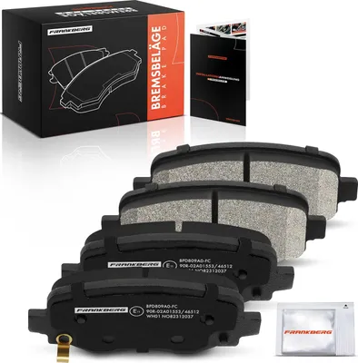 Immagine prodotto di Frankberg 4x pastiglie freno asse posteriore per Fiat 500X 334 Jeep Compass Renegade SUV Van 2014-2025