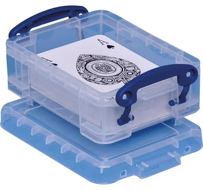 Produktbild von Really Useful Box Aufbewahrungsbox 0.2C 12x4,5x8,5cm 0,2l transparent