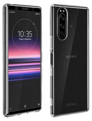 Produktbild von Avizar, 360° Schutz-Set: Hülle und Displayschutzfolie für Sony Xperia 5, Schwarz