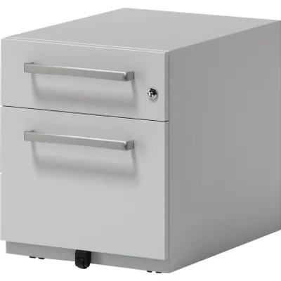 Immagine prodotto di Cassettiera con rotelle Note™ | 2 cassetti, profondità 565 mm, maniglia di design