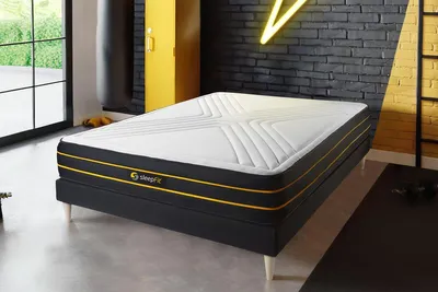 Produktbild von ULTRA Matratze 70x200cm, Memory-Schaum und Mikro-Taschenfedern, Härtegrad 2, Höhe: 26cm, 7 Komfortzonen