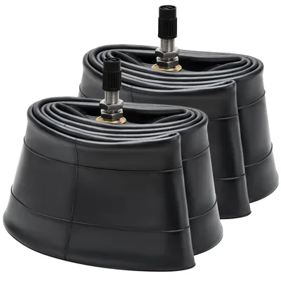 Productafbeelding van Set van 2 Binnenbanden 3.00/3.50-12 (80/100-12) TR4 Ventiel - Butylrubber