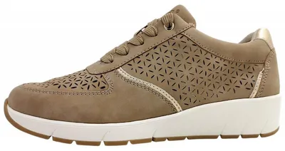 Produktbild von Jana sportlicher Schnürer Beige in Gr. 42
