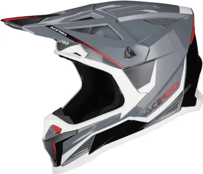 Zdjęcie produktu dla Kask motocrossowy ACERBIS T711 Błyszczący czarno-szary rozmiar M