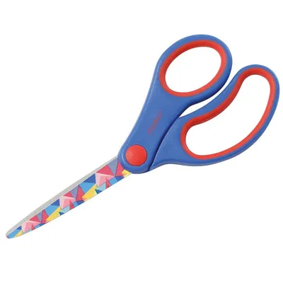 Produktbild von Kinderschere DAHLE Kids, 14 cm, spitz, farbig sortiert, bedruckte Klinge