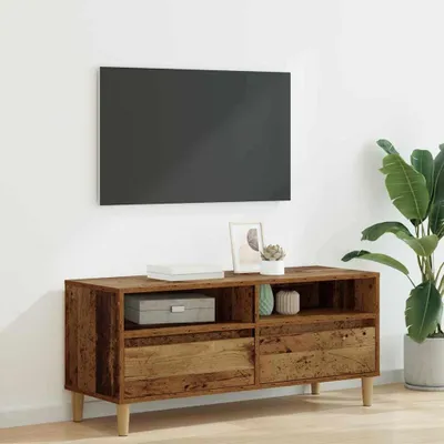 Obrázek produktu pro Maison Exclusive – Televizní skříňky, rozměry 100 x 34,5 x 44,5 cm, materiál: recyklované dřevo a dřevovláknité desky