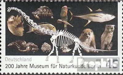 Produktbild von Briefmarken BRD (BR.Deutschland) 2010 Mi 2775 (kompl.Ausg.) postfrisch 200 Jahre Museum für Naturkunde