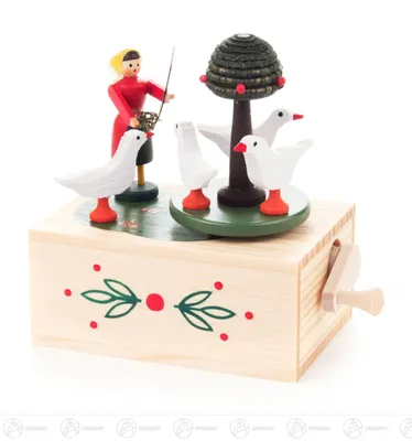 Produktbild von Musikdose Musikdose Gänseliesel  Höhe ca 8,5 cm NEU