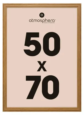 Produktbild von Fotorahmen fur ein Foto 50 x 70 cm - natur - Fotorahmen Classico - Holz