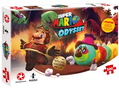 Produktbild von Puzzle Super Mario Odyssey Forgotten Isle 500 Teile 48 x 34 cm