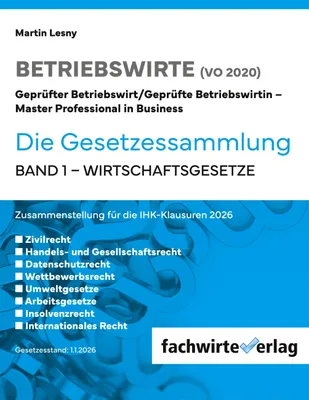 Produktbild von Betriebswirte - Die Gesetzessammlung 2026
