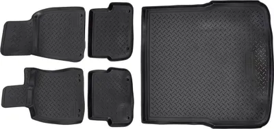 Image de 3D Tapis en caoutchouc pour Audi A6 / C6 Break 2004-2011 et bac de coffre NORM