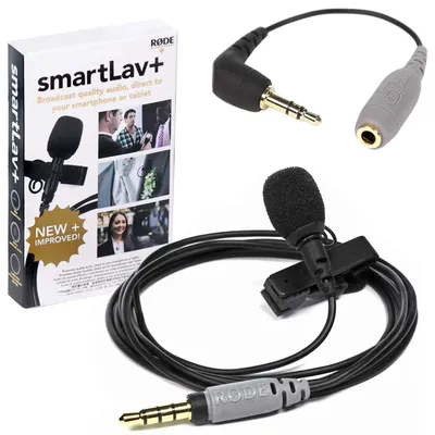 Image de Rode Smartlav+ microphone de Lavalier avec adaptateur SC3