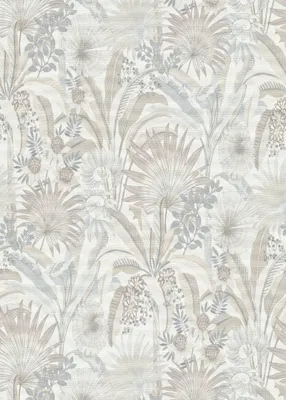 Produktbild von Erismann Tapete Blätter Beige - 661619 - 53 cm x 10.05 m