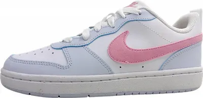 Image de Nike Court Borough Low Sportschuhe Kinder Sneaker sportlicher Schnürer Weiß Freizeit