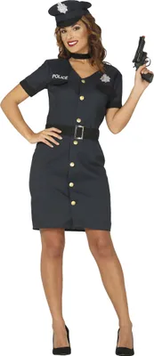 Produktbild von y Polizistin Kostüm für Damen, Größe:M