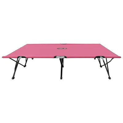 Immagine prodotto di Lettino Prendisole Pieghevole Due Persone Rosa in Acciaio