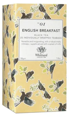 Produktbild von Schwarzer Tee Whittard of Chelsea English Breakfast, 25 Stk.