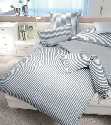 Produktbild von Janine Mako-Satin Kissenhülle Kiss. 80x80 1 teilig modernclassic 3912-08-610 grau