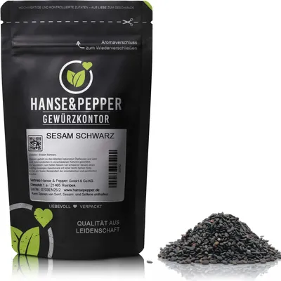 Produktbild von 500g Sesam Schwarz - ganz