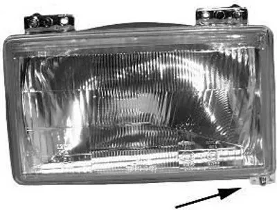 Produktbild von Van Wezel Scheinwerfer rechts für Citroen C25 Fiat Ducato Peugeot J5