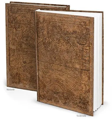 Produktbild von DIN A4 Notizbuch "Alte Welt" braun vintageohne Metallecken