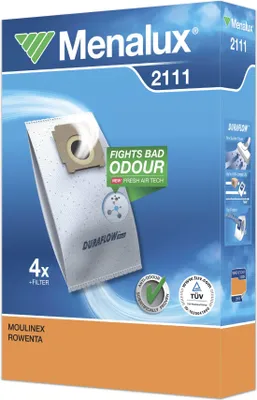 Staubsaugerbeutel, 4 Stück, synthetisch, für Moulinex/Rowenta