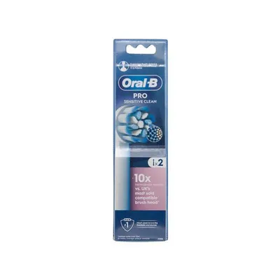 Immagine prodotto di Testine di ricambio Oral-B Pro Sensitive Clean per gengive sensibili – Confezione da 2