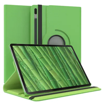 Produktbild von EAZY CASE - Tablet Hülle für Samsung Galaxy Tab S7 FE / 5G Schutzhülle, Tablet Case 360° drehbar in Grün