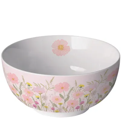 Produktbild von Schale Schälchen Schüssel Ø 14 h 6,5 cm Blumen Pastelfarben pink